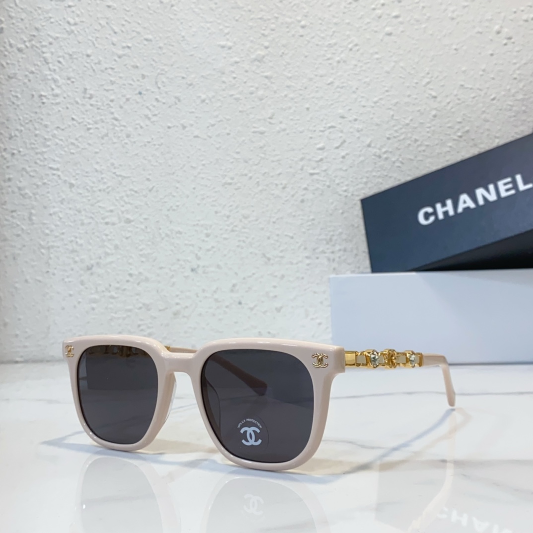 Chanel Replica sunglasses 6808 - beige