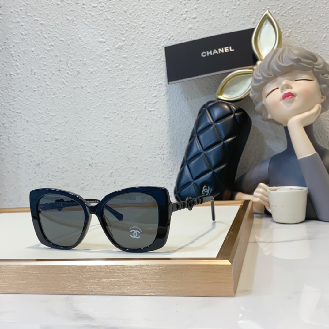 Replica Chanel glasses ch7982 - black