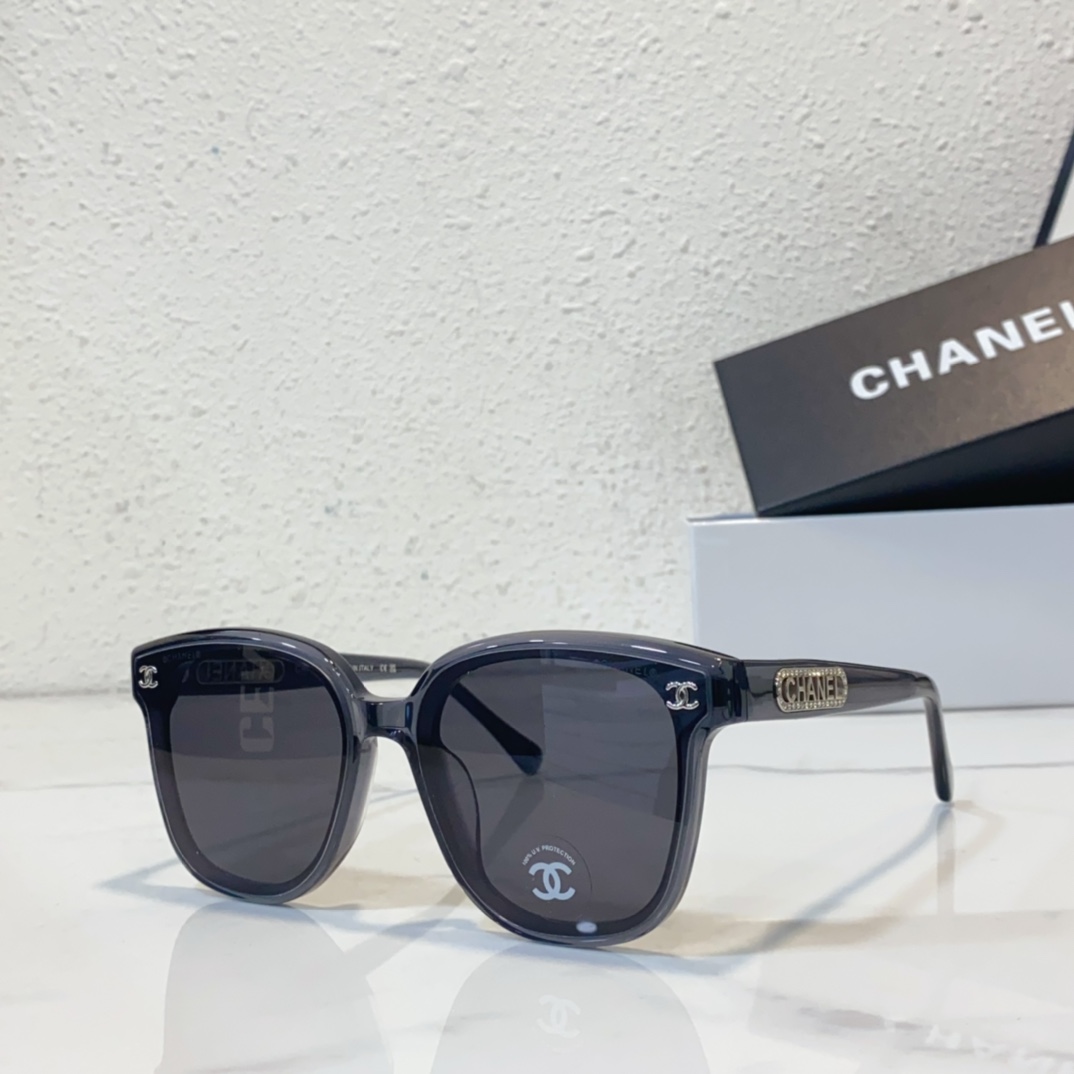 Replica Chanel Shades ch6817 - black silver