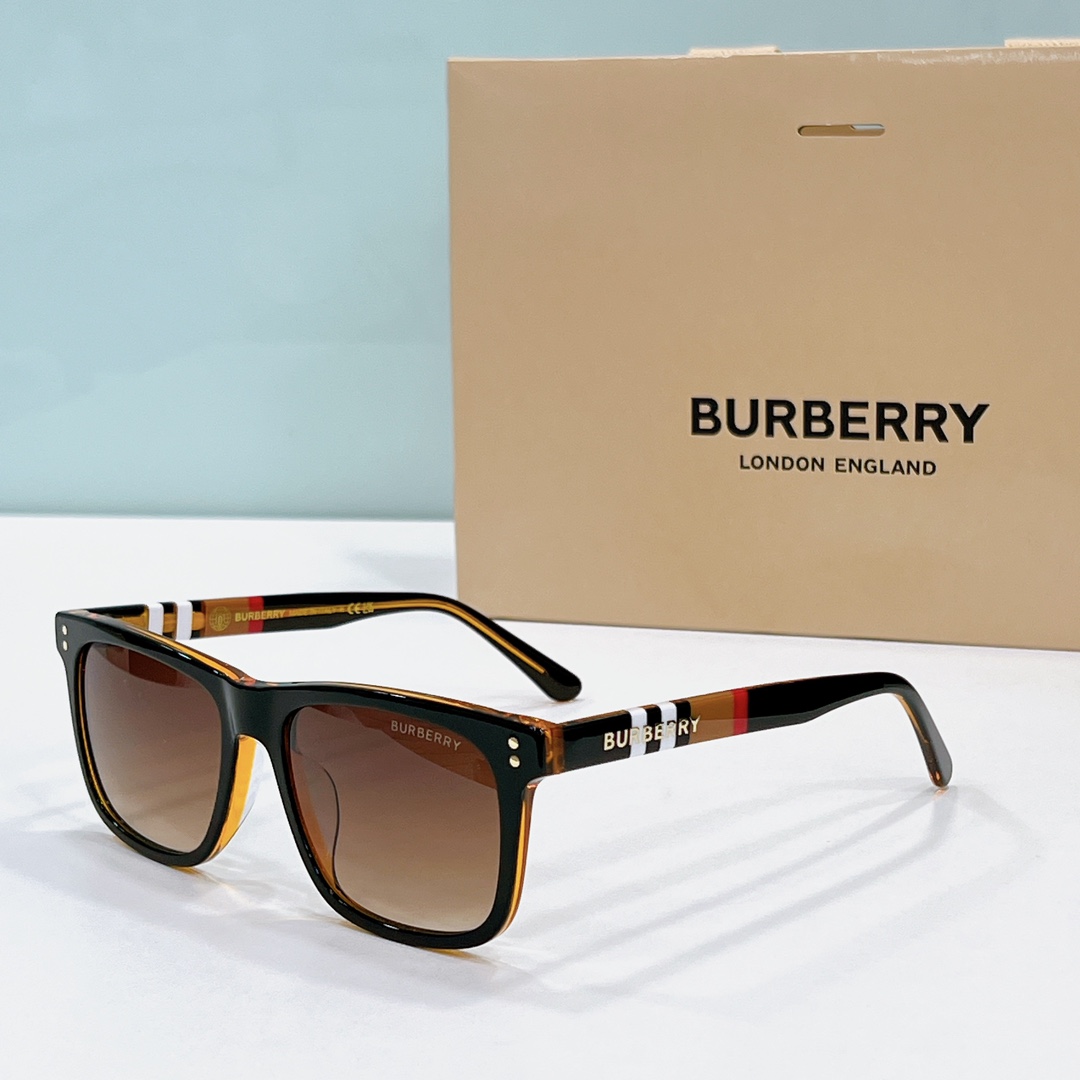 BURBERRY Fake Sunglasses E4421 - coffee
