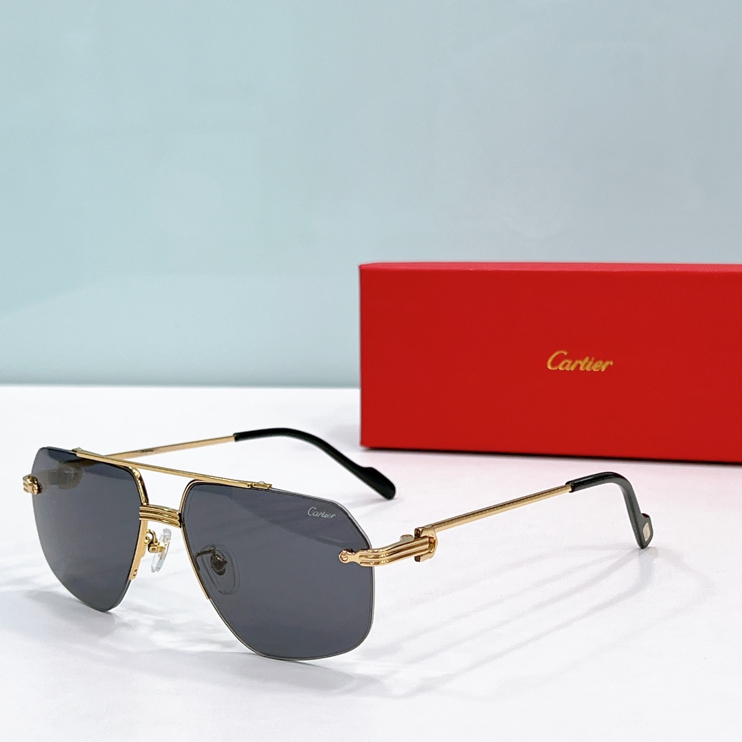 Cartier Replica Sunglasses High Quality CT0426S - black Cartier Replica Sunglasses High Quality CT0426S - black