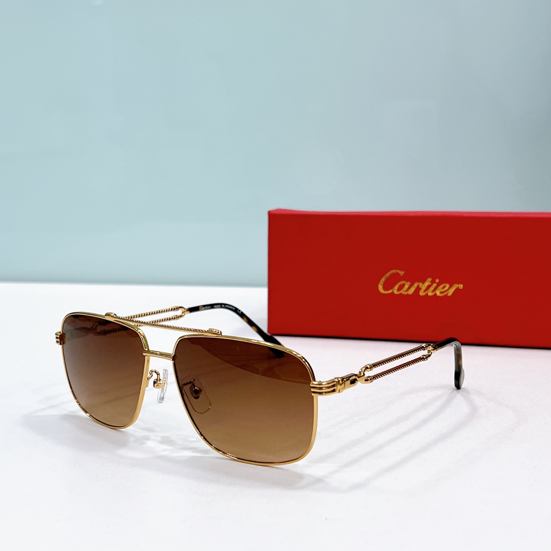Cartier Sunglasses Fake ct0512 - coffee Cartier Sunglasses Fake ct0512 - coffee