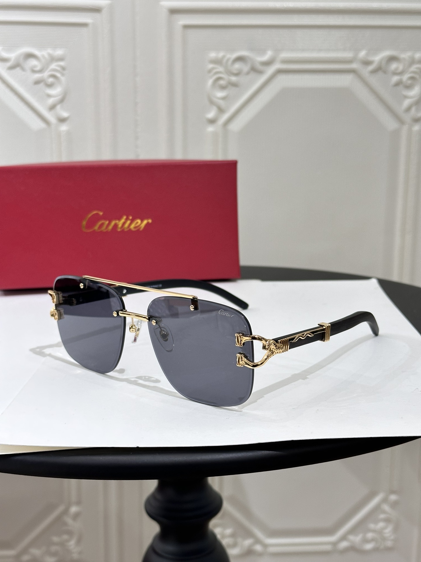 Cartier Fake Designer Shades ct0383 -  black