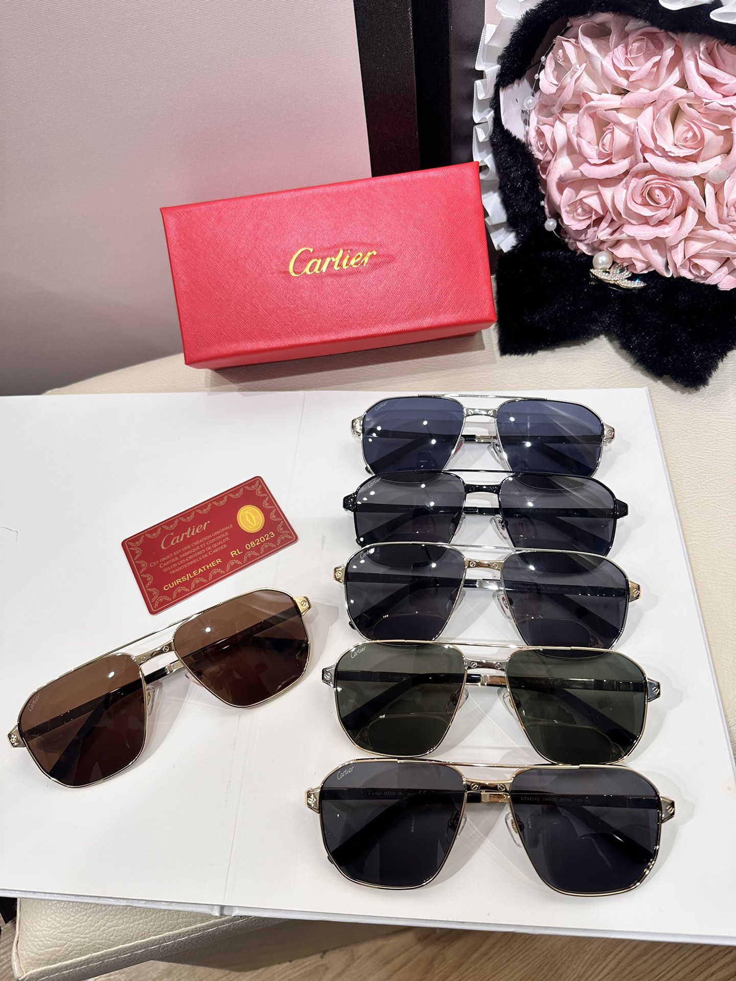 Cartier Sunglasses Dupe ct0424s- front