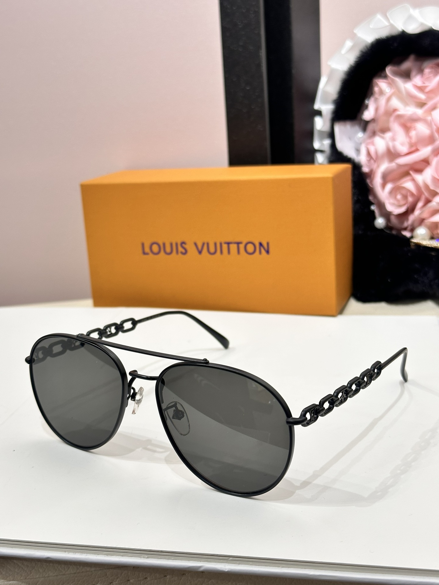 Wholesale Fake L^V Sunglasses Online 1540e - gun