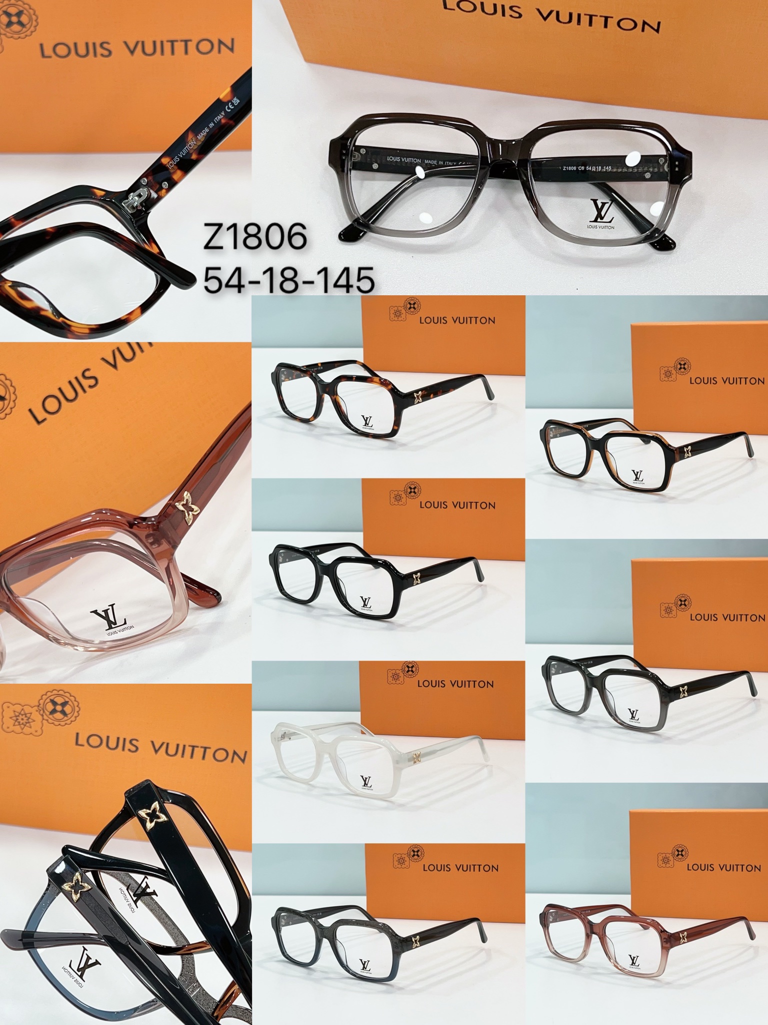 l^v glasses replica z1806 - collection