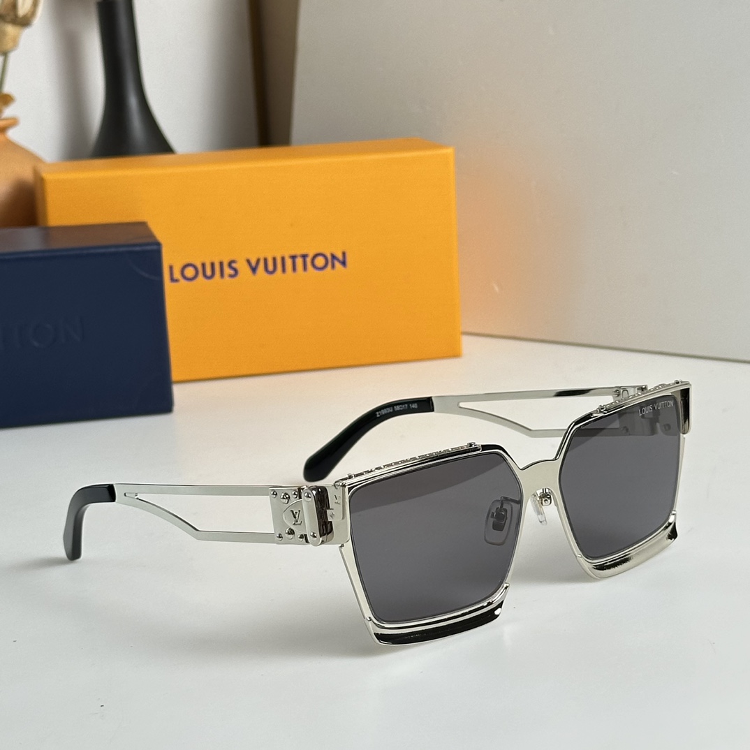 Wholesale Copy LV Millionaire Sunglasses z1995u - black silver