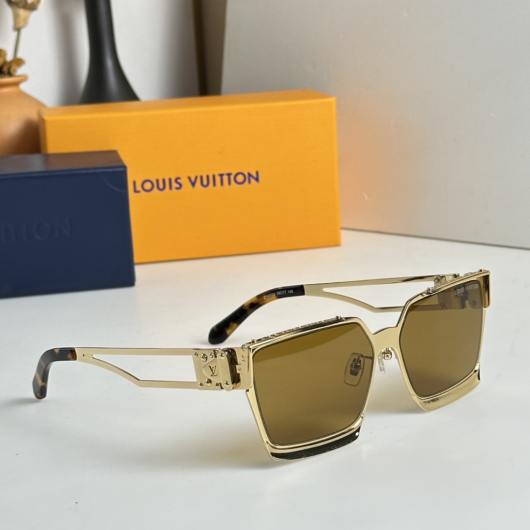 Wholesale Copy LV Millionaire Sunglasses z1995u - coffee