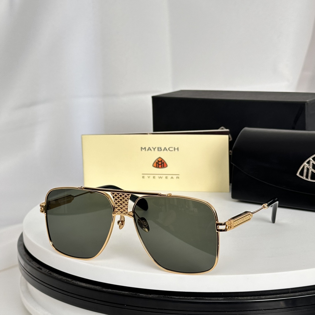 aaa Replica Sunglasses Maybach z53 - black gold aaa Replica Sunglasses Maybach z53 - black gold