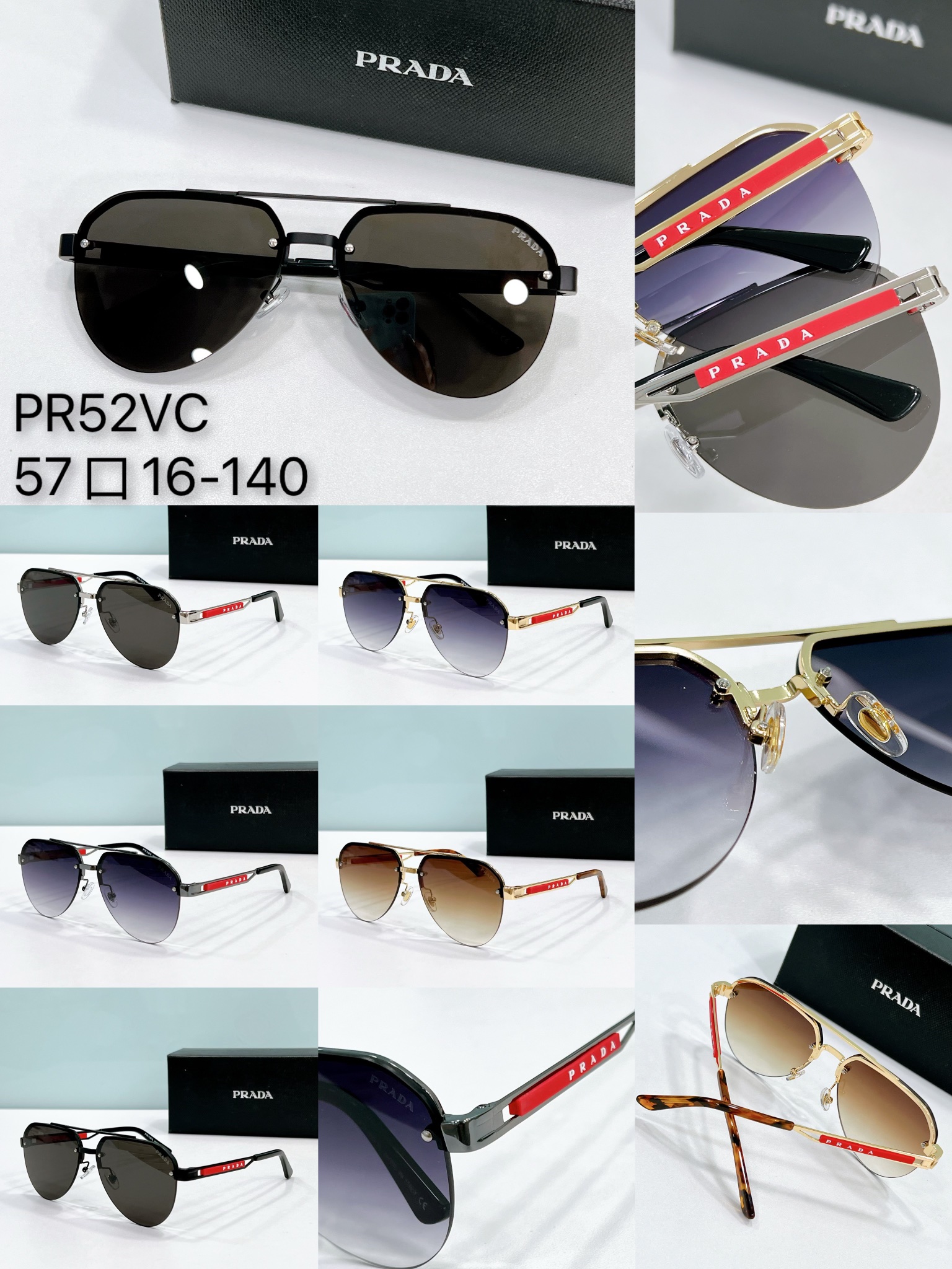 wholesale replica prada sunglasses pr52vc - collection