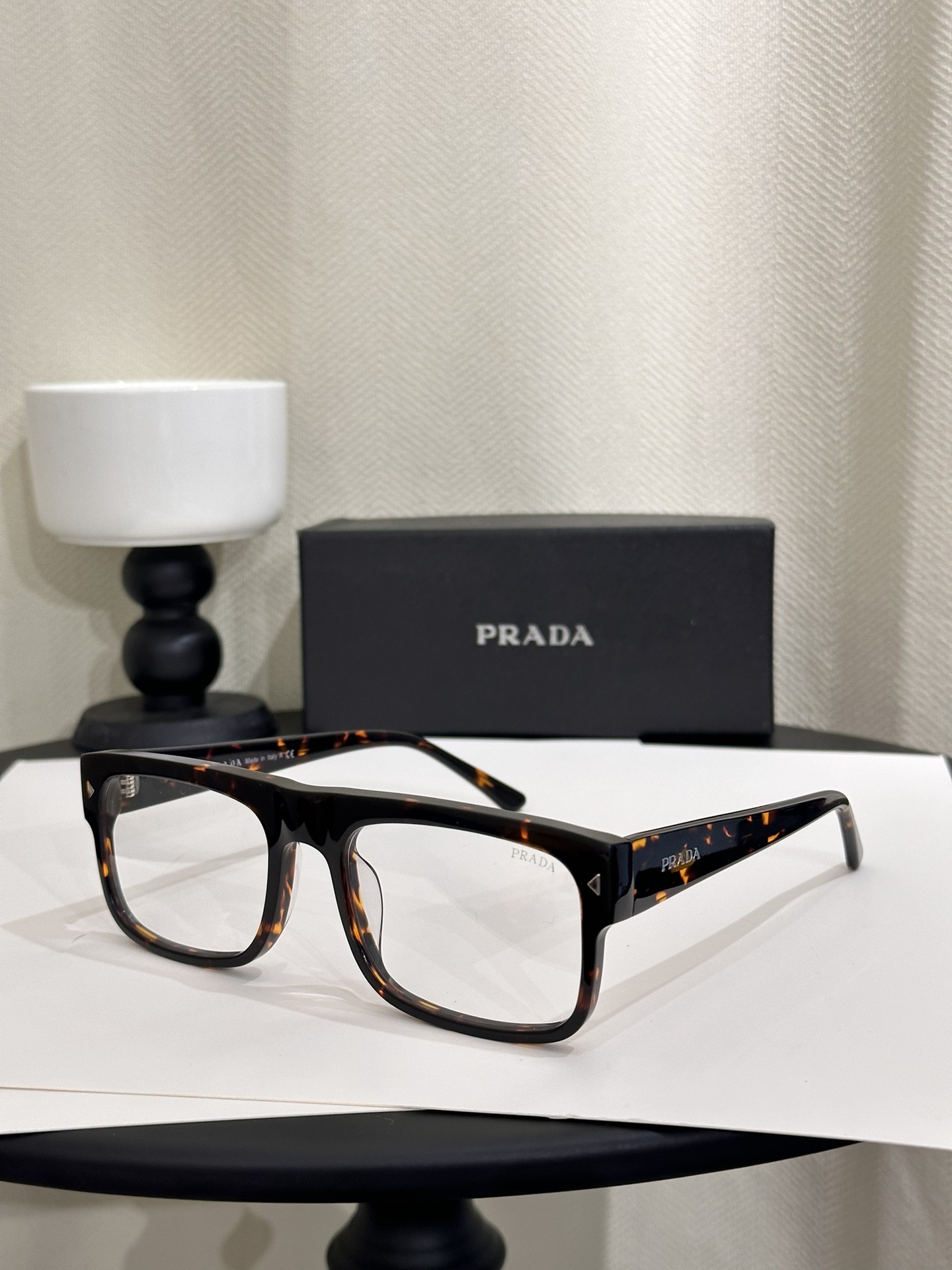 Online replica Prada Eyeglasses pra10s - amber