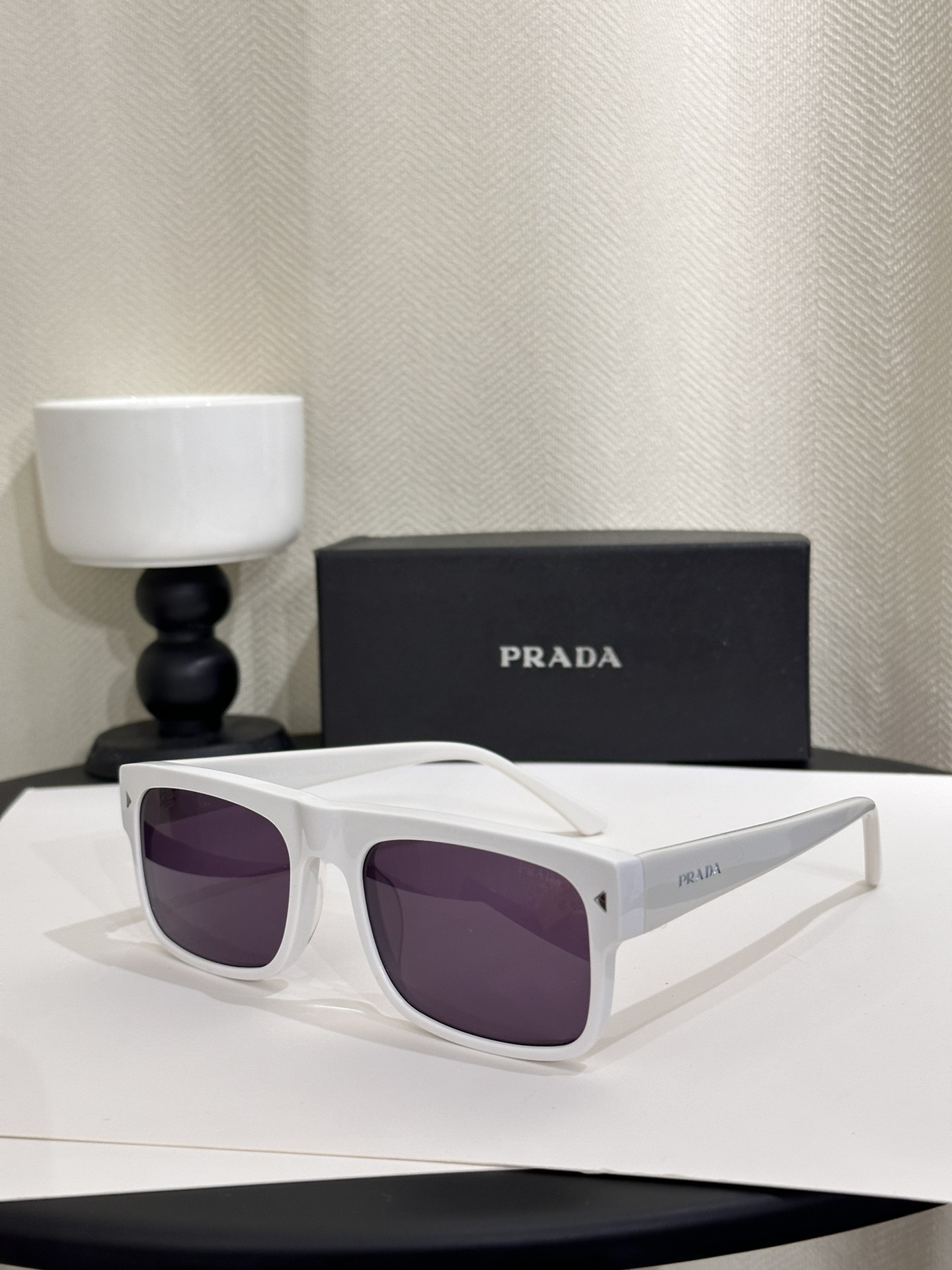 replica prada sunglasses pra10s - white