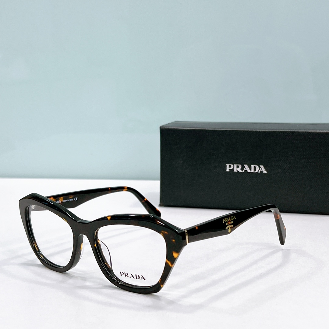 replica Prada eyeglasses frames high quality breaking proof pra20v - amber