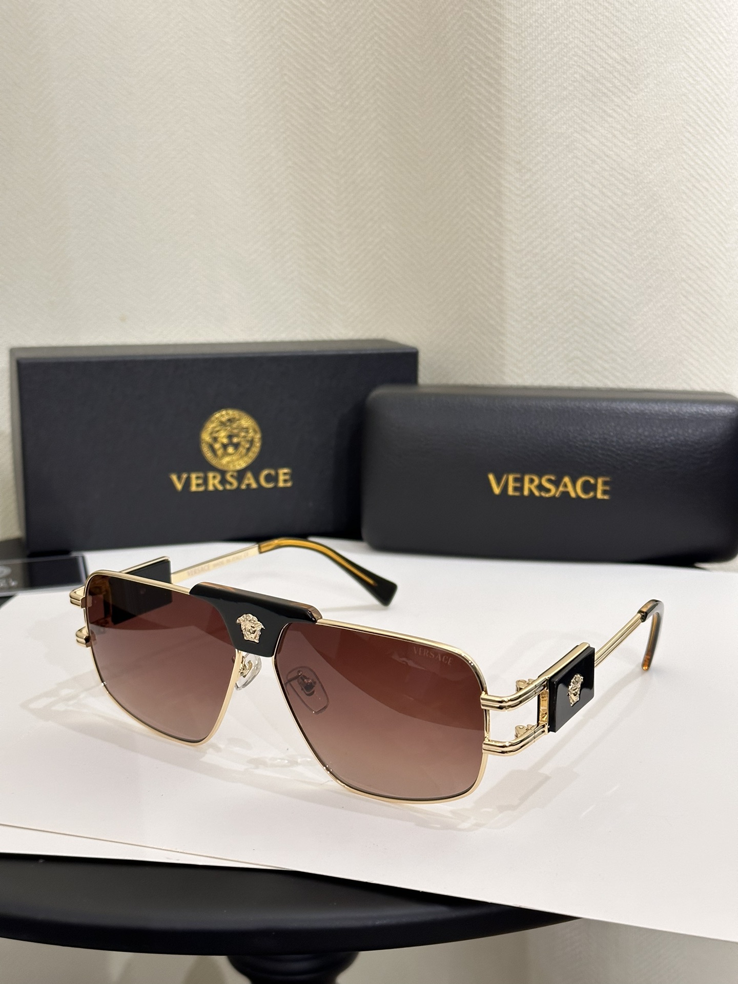 tea color of Best place to buy replica Versace shades ve2251