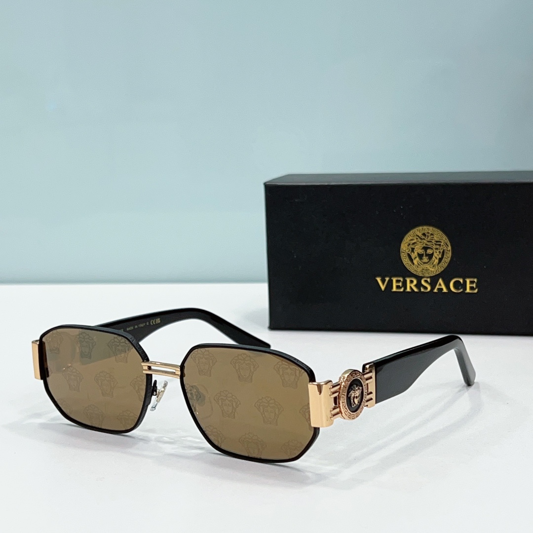 coffee color of Wholesale Copy Versace Sunglasses ves72