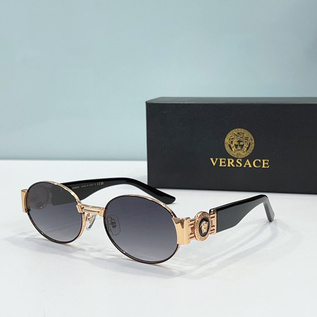 black gold color of replica Sunglasses designer cheap Versace ves71