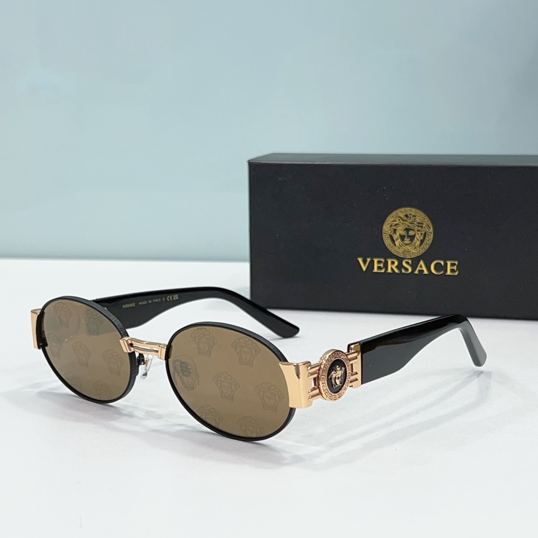 tea color of replica Sunglasses designer cheap Versace ves71