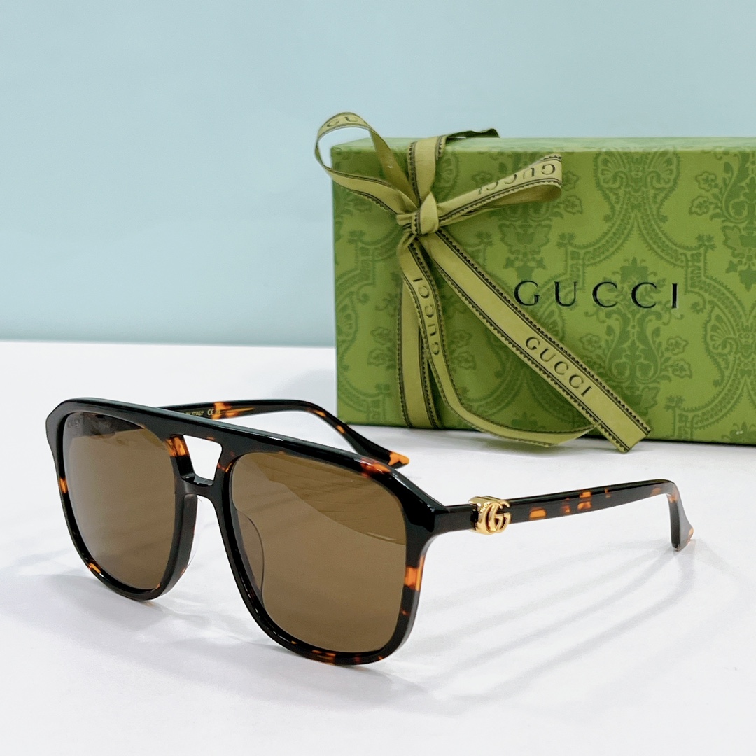 amber color of Gucci Sunglasses Dupe gg1588s