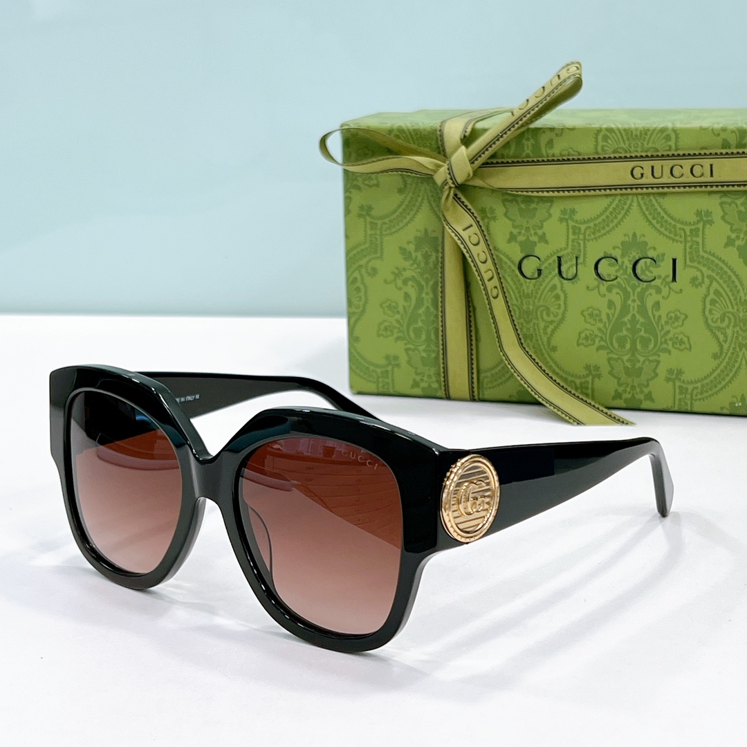 brown color of Gucci faux designer sunglasses gg1407s