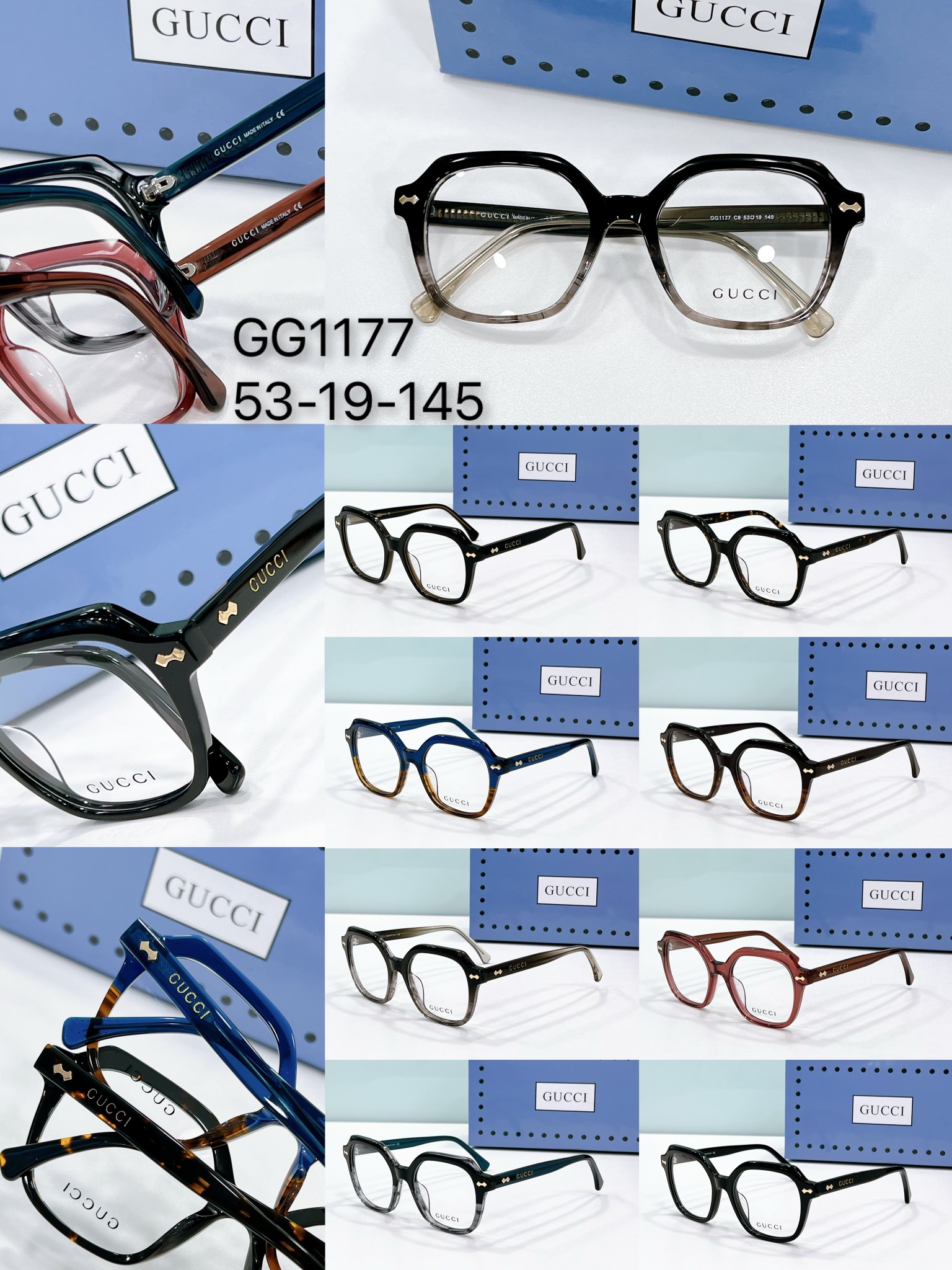 collection of Fake gucci eyeglasses online gg1177