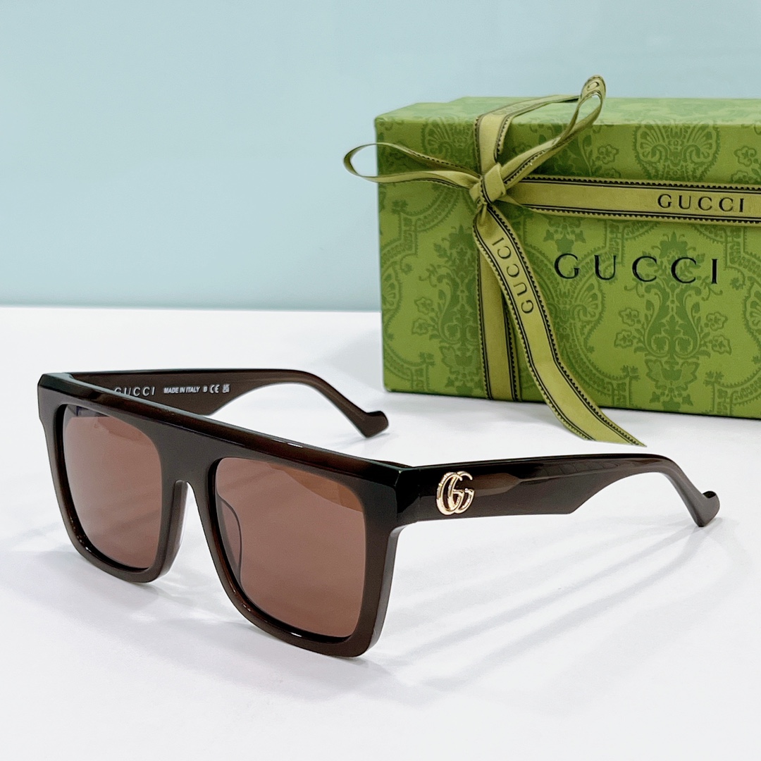 coffee color of fake designer shades gucci gg1850s