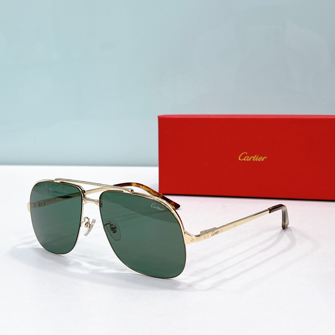 green color of Cartier Sunglasses For Men Faux ct0353s