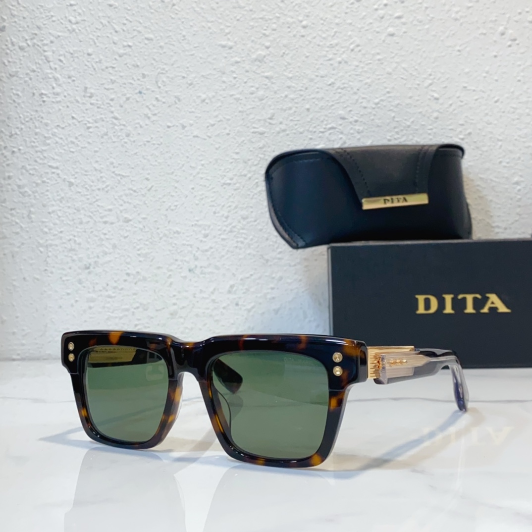  green color of faux designer sunglasses dita dts434 