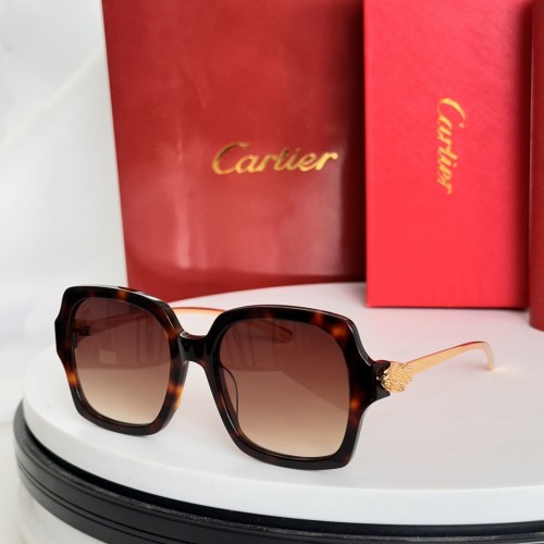 Copy Black polarized sunglasses cartier CT0646S