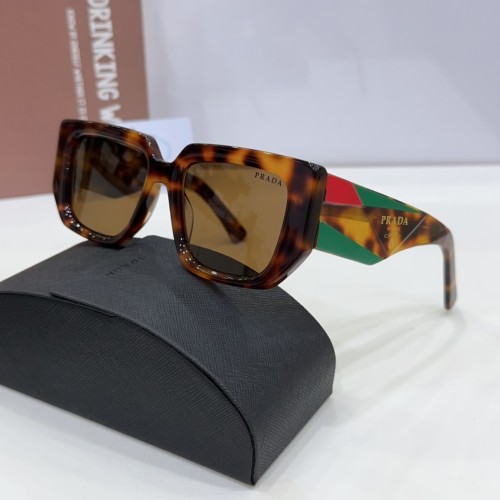 dupe prada SPR132 White sunglasses