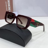 dupe prada SPR132 White sunglasses