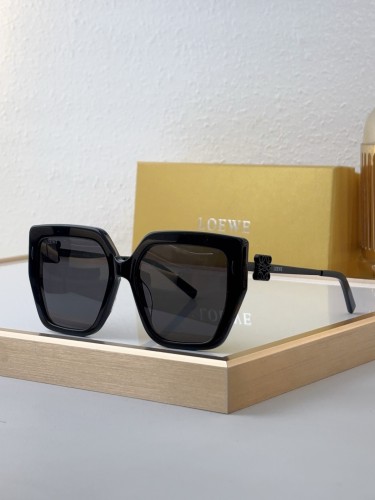 Copy loewe LW50401 Black polarized sunglasses