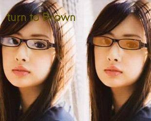 1.67 Progressive Multi-Focal Color Changeable Lenses, with ADD Precription Discolor Lenses Blue Light Protection