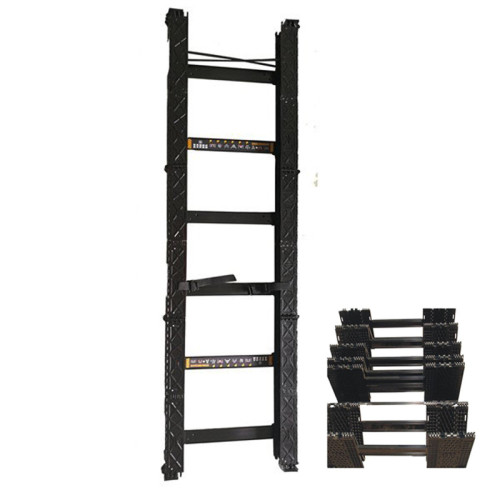 Quick Multi-purpose folding lift ladder thickened telescopic ladder 1.8 m 3 m