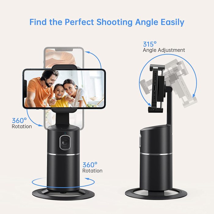 AI Smart Selfie Stick 360° Auto Face Tracking Gimbal For Tiktok photo video Live recording Rotation Stabilize Tripod Phone Holde