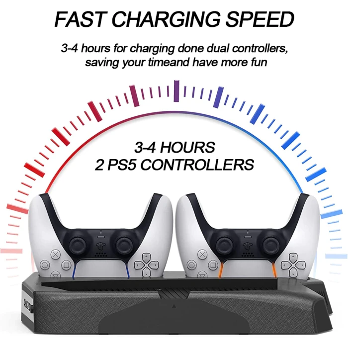 For Playstation 5 Switch Charger Dock PS5 Control Base Charger For PS 5 Charging Station Switch Controller Charger PS5 Play5