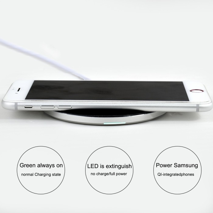 Qi Wireless Charger Fast Charging pad dock 10W Qi Wireless Fast Charging Xiaomi For iPhone Samsung Huawei