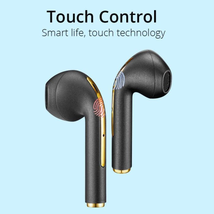 Wireless Earphones Bluetooth Sport Headset For Android IOS ear buds With HD Stereo Sound Music Touch-Control Pop-Up Headphone