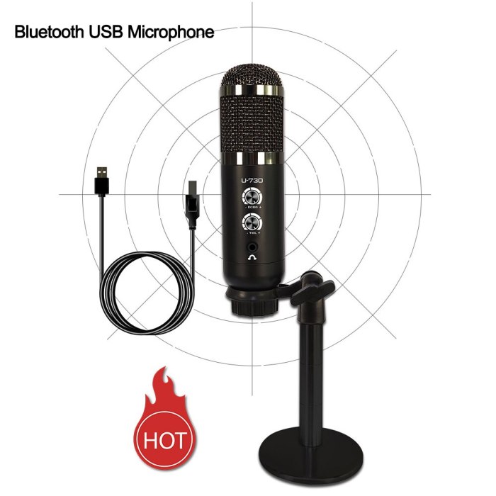 Support Wireless Bluetooth Condenser Microphone Studio MIC Karaoke Microphone For PC Singing Wireless Microphones Professional