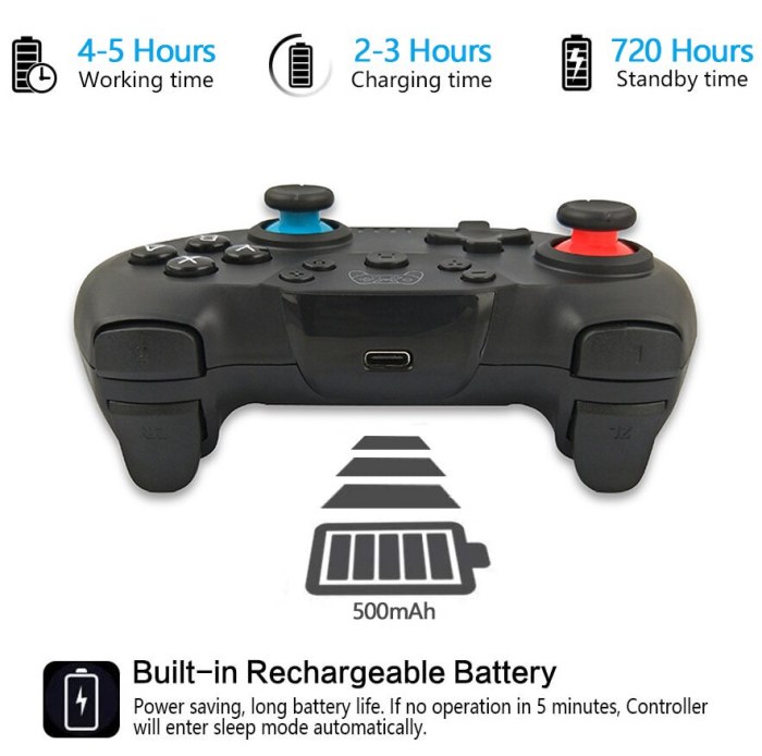Wireless Gamepad Switch Bluetooth Controller Dualshock Game Handle Joystick  For Phone PC Control Gamepad USB Controller