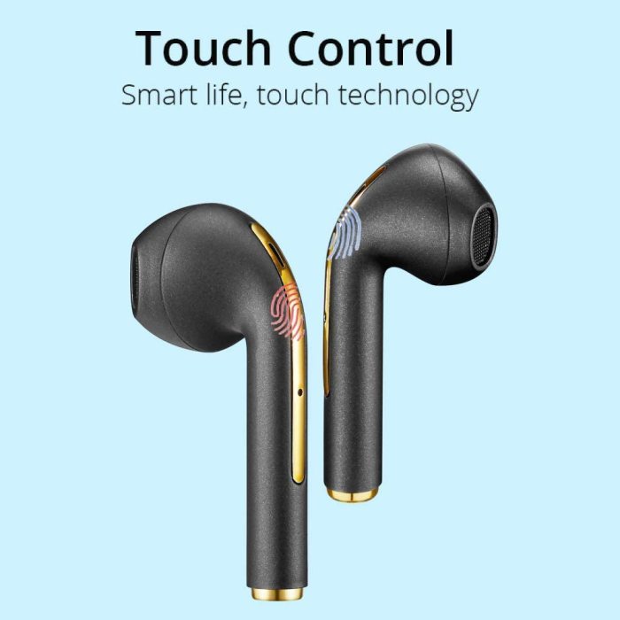 Earbuds Bluetooth 5.0 Wireless Earphones With HD Stereo Sound Music Touch-Control Pop-Up Headphone Sport Headset For Android IOS