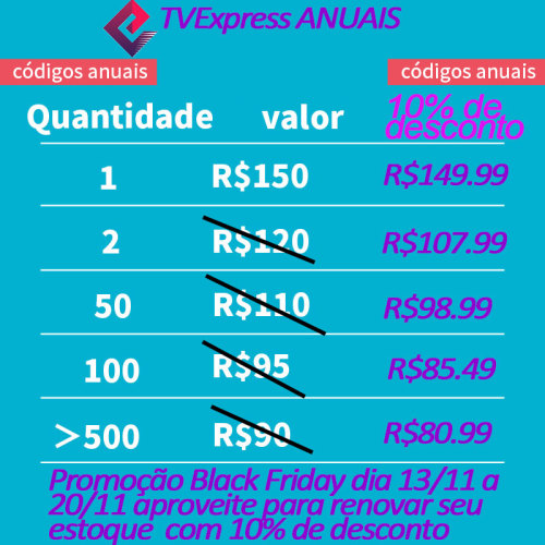 TVExpress anuais TVExpresso TV express TVE para Brasil tv express apk para TV Box 4k Android Smart TV Box Allwinner H3 RK3228