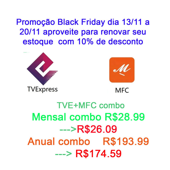 código de recarga tvexpress e MFC My family cinema
TVE Brasil
TV express Brasil
MFC Brasil
Tvexpress Brasil
