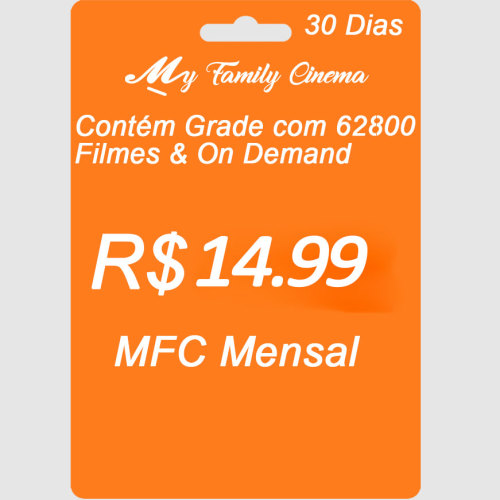 MFC Mensal My family Cinema Mensal mês MFC month 30 Dias minha familia cinema