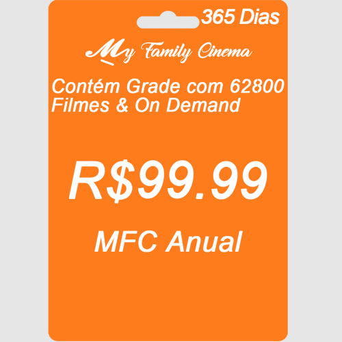 MFC Anual My family Cinema Yearly NÃO está funcionando no Brasil, os brasileiros não compram MFC, compram EPPI