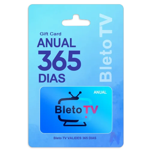 Bleto TV BletoTV Recarga Anual 365 Dias Yearly