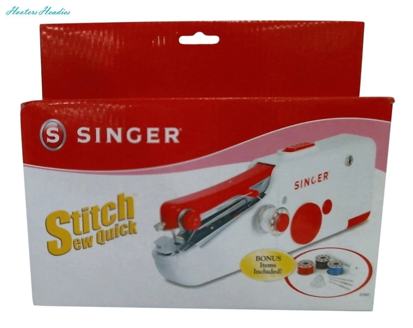 Singer Portable Hand Held Sewing Machine Quick Stitch Sew Handy Cordless Repair 