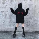 立體惡魔翅膀連帽衫