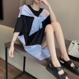 條紋拼接假兩件