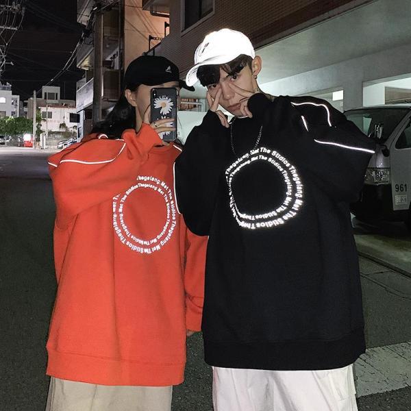 反光圓環長袖衫