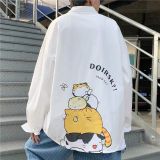 叠貓貓襯衫